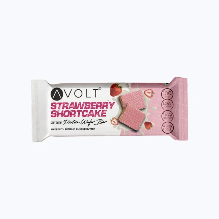 Avolt Strawberry Shortcake Protein Wafer Bar