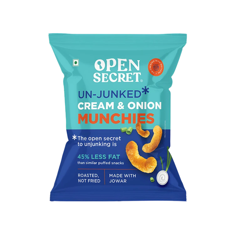 Open Secret Cream & Onion Munchies Snack