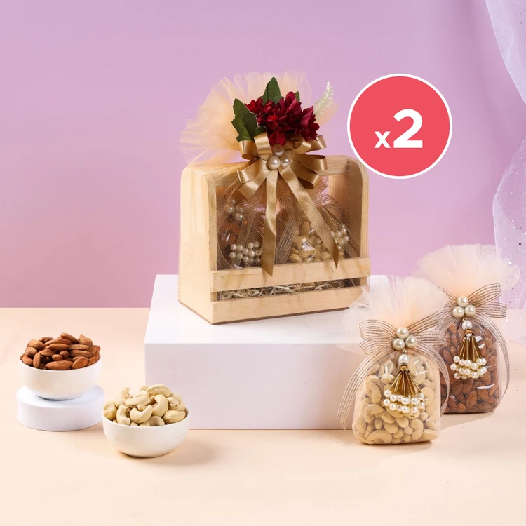 Sindhi Dry Fruits Dry Fruits Gift Pack (2 x 200 g) - Pack of 2 (Dry Fruits Udugore Pack)