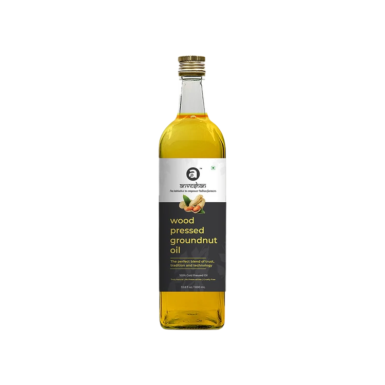 Anveshan Wood Pressed Groundnut Oil