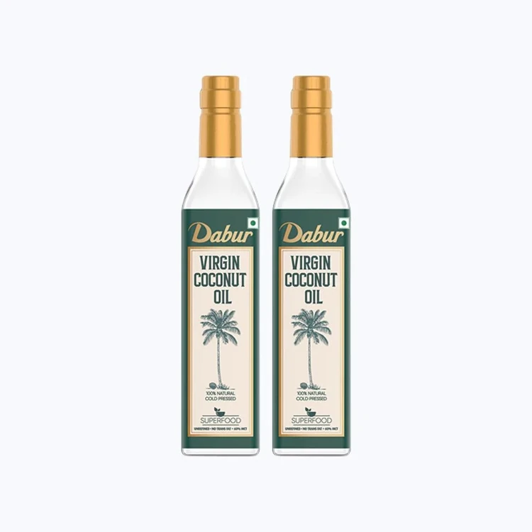 Dabur Virgin Coconut Oil - Pack of 2 (Thengina Enne)