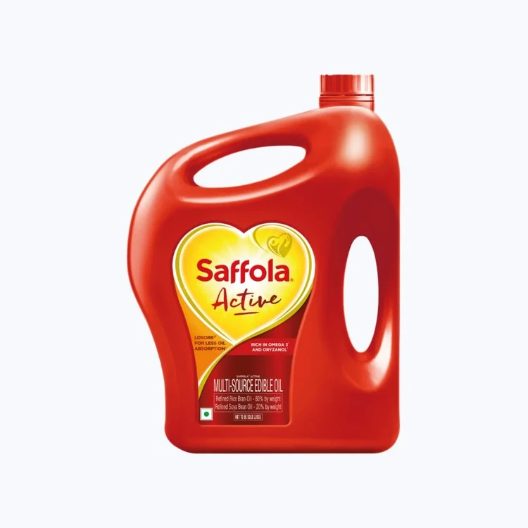 Saffola Active Rice Bran & Soyabean Blended Cooking Oil (Aduge Enne)