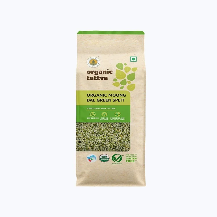 Organic Tattva Organic Moong Dal (Chilka) Split