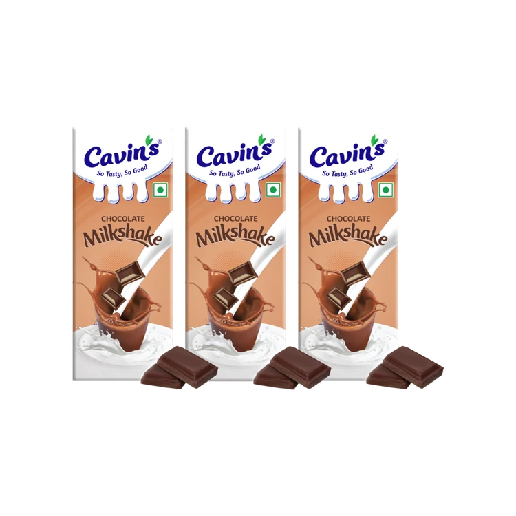 Cavin's Chocolate Milkshake (180 ml) - Pack of 3