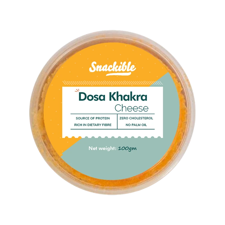 Snackible Cheese Dosa Khakhra