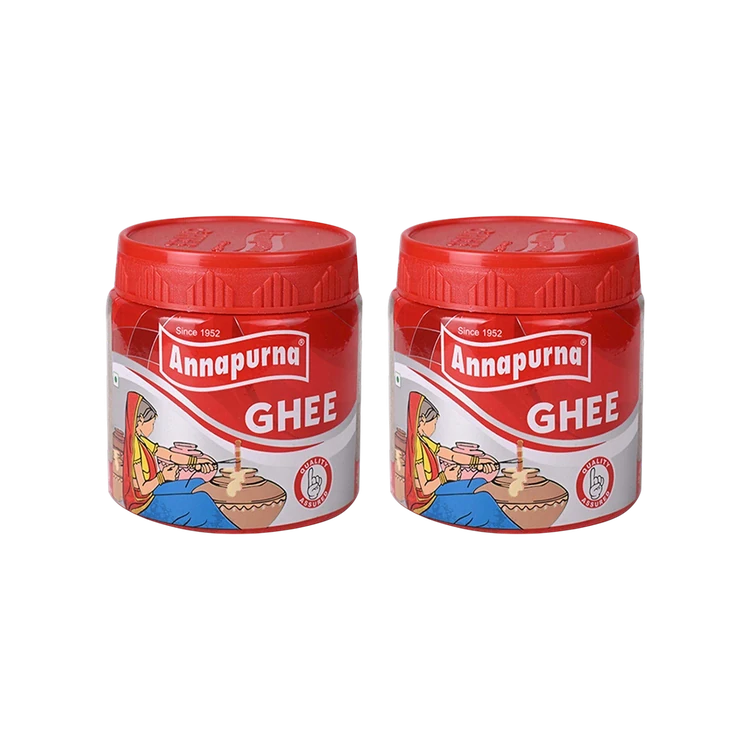Annapurna Brown Ghee - Pack of 2 (Kempu Tuppa)