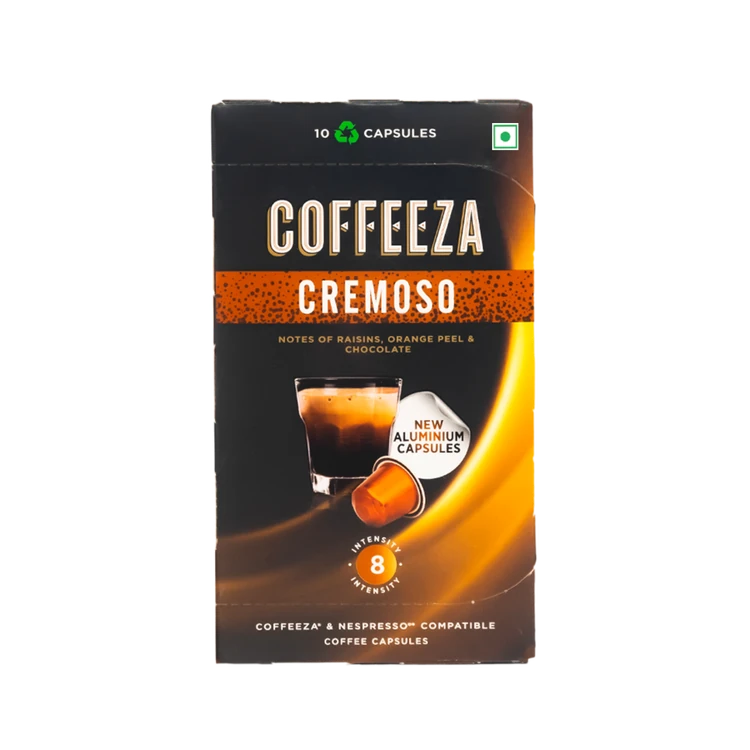 Coffeeza Cremoso Aluminium Coffee Capsules
