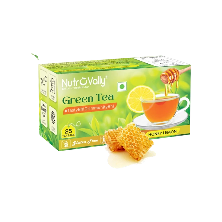 NutroVally Honey Lemon Green Tea Bags