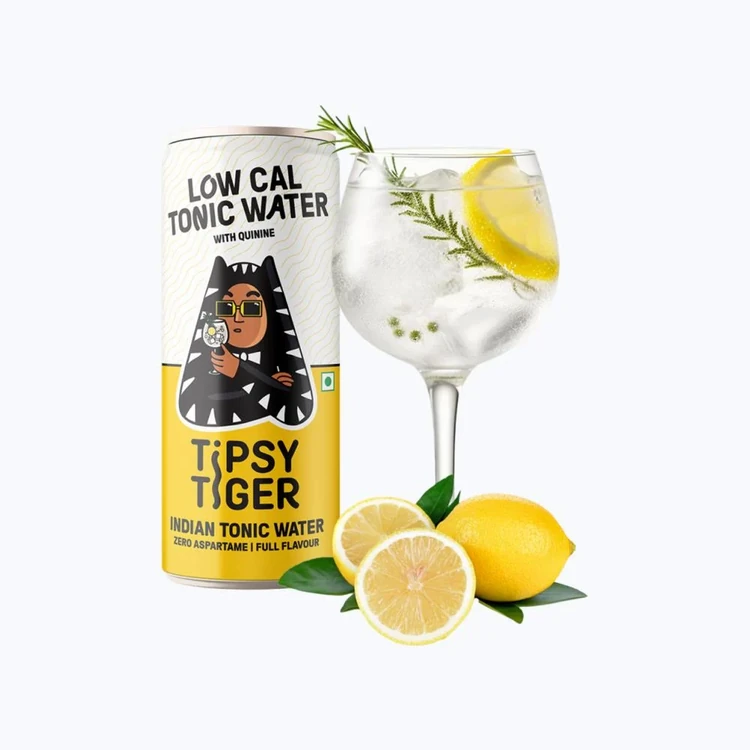 Tipsy Tiger Premium Tonic Water (Low Calorie & Sugar)