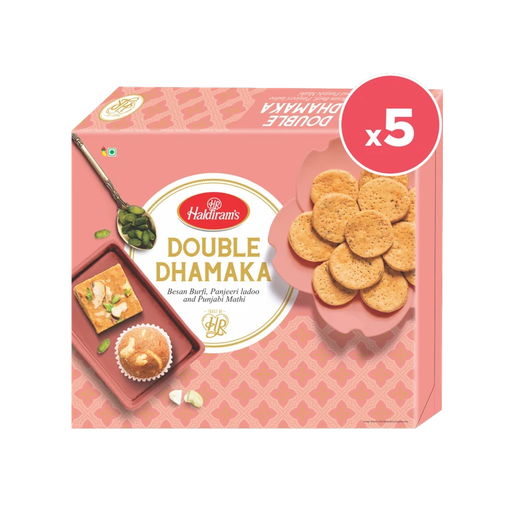 Haldiram's Double Dhamaka Gift Pack - Pack of 5