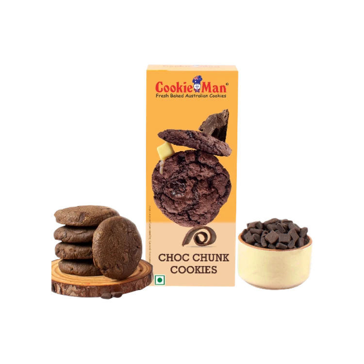 Cookieman Choc Chunk Chocolate Cookies Biscuits