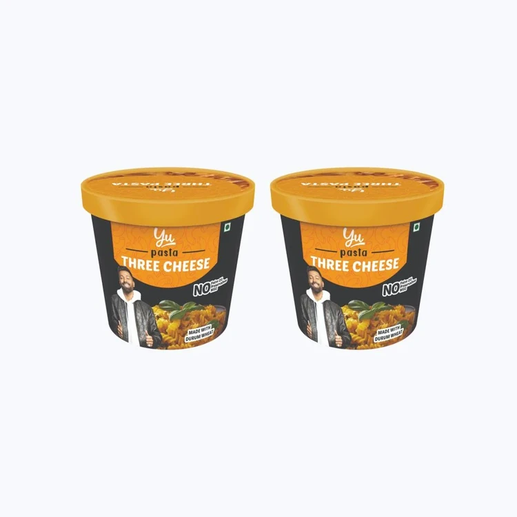 Yu Three Cheese Instant Pasta Cup - Pack of 2