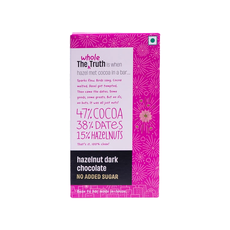 The Whole Truth Hazelnut Dark Chocolate Bar