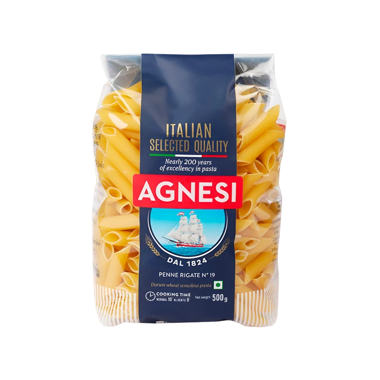 Agnesi Penne Rigate Pasta N 19