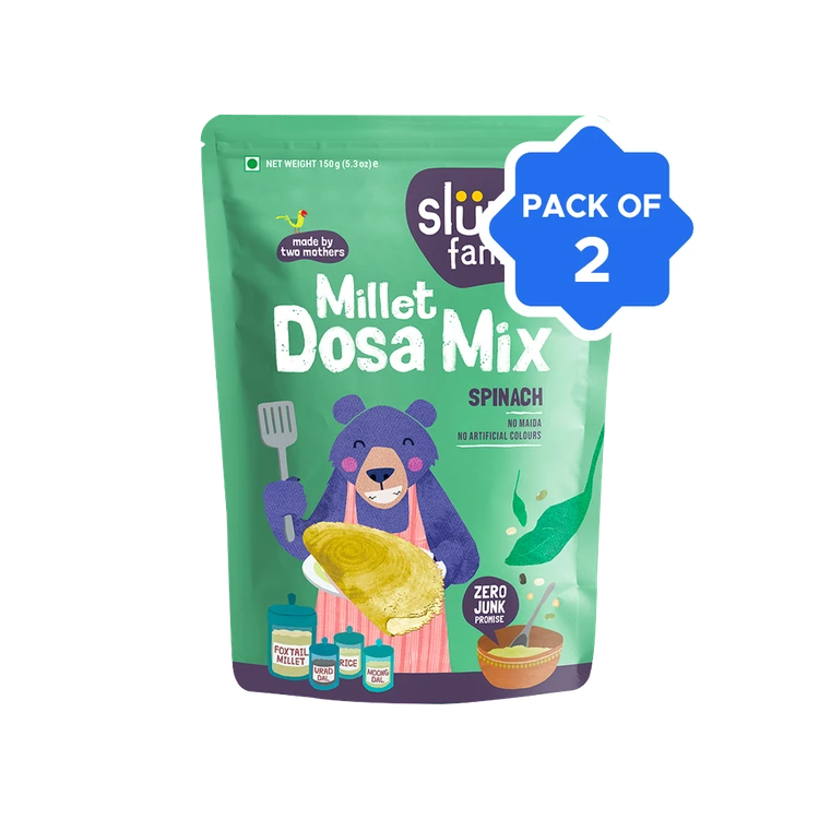 Slurrp Farm Spinach Dosa Mix Baby Cereal - Pack of 2