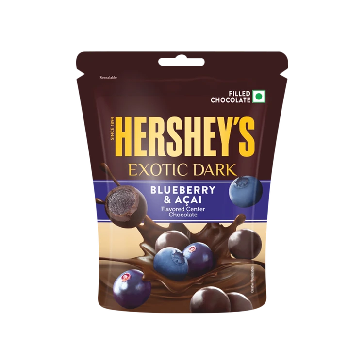 Hershey's Exotic Dark Dark Chocolate Pack (Blueberry & Acai)