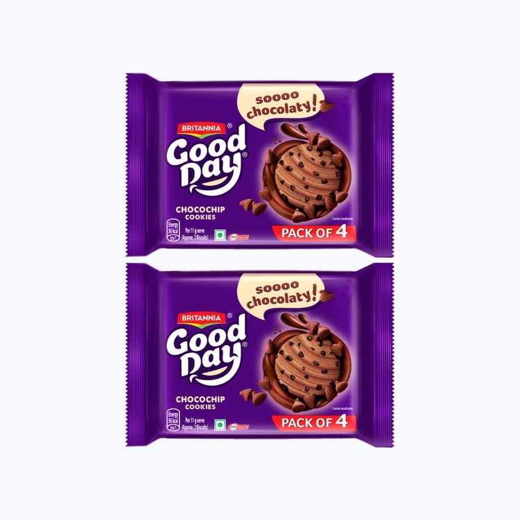 Britannia Good Day Choco chip Cookies - Pack of 2