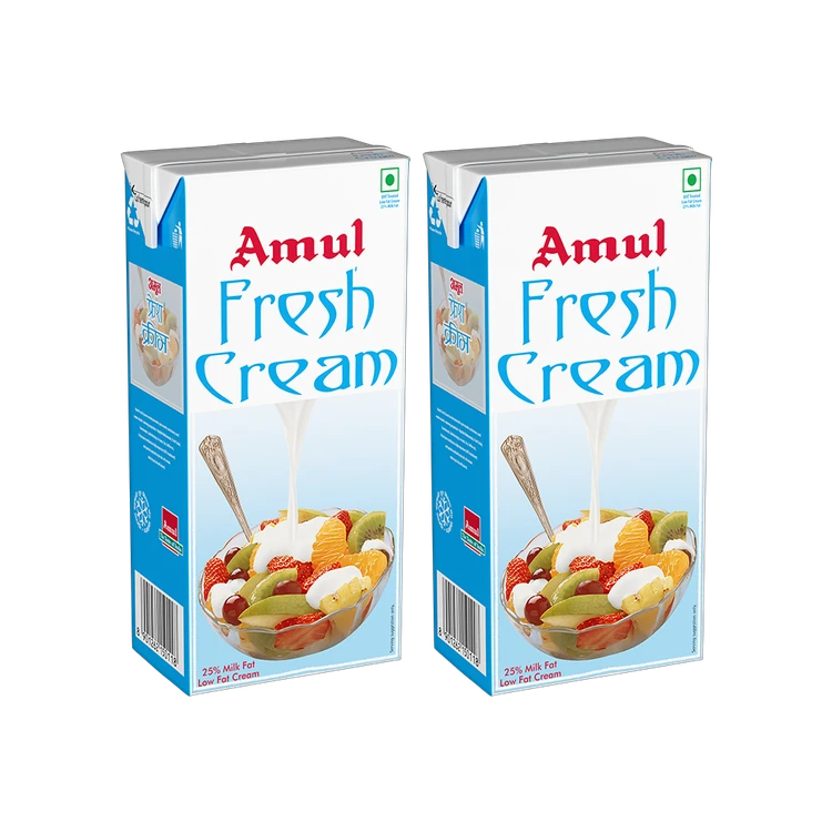 Amul Fresh Cream - Pack of 2