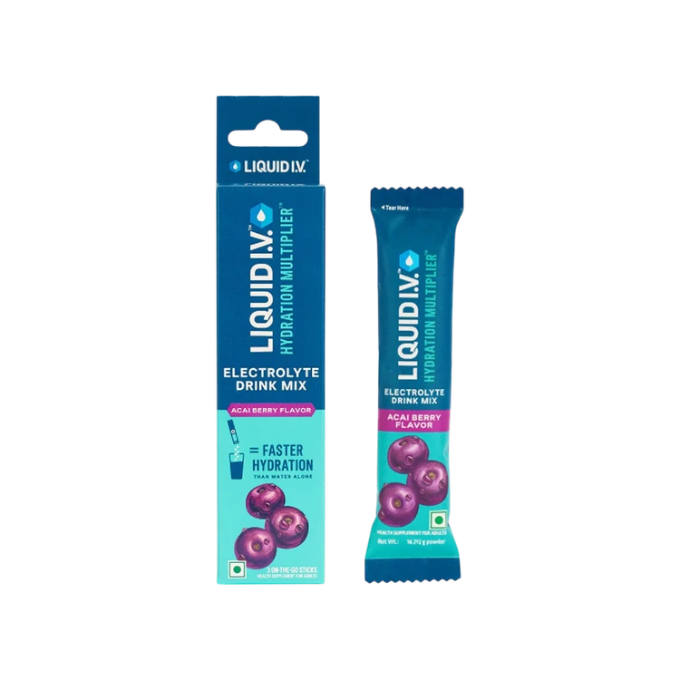 Liquid IV Hydration Multiplier Electrolyte Drink Mix - Acai Berry