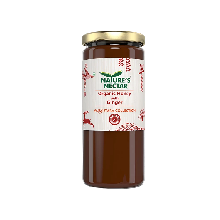 Nature's Nectar Organic Ginger Honey for Cough
