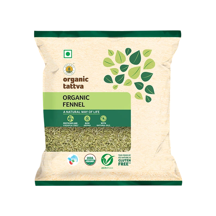 Organic Tattva Organic Saunf Seeds/Fennel seeds