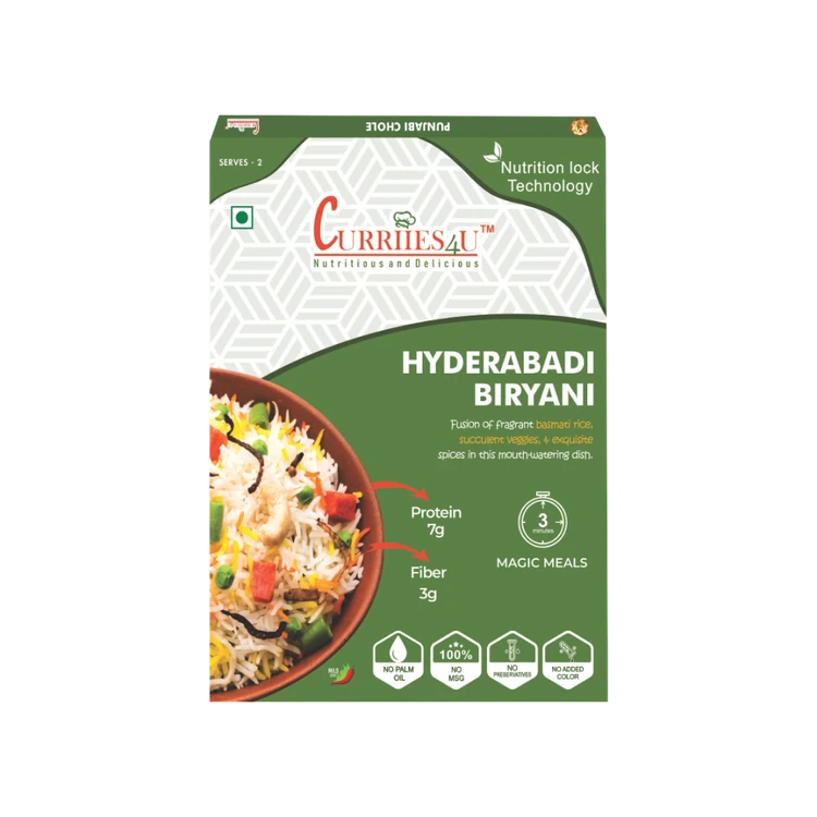 Curriies4u Veg Hyderabadi Biryani
