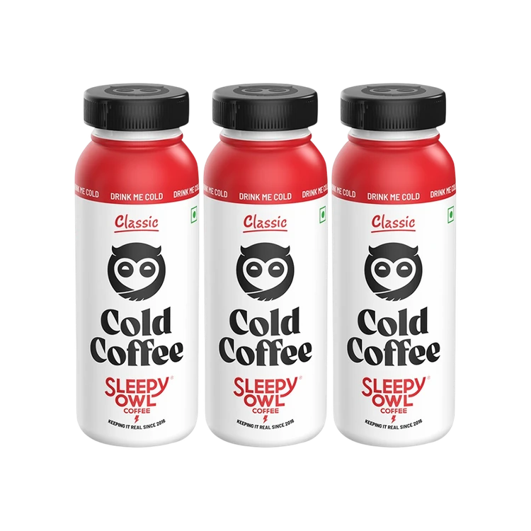 Sleepy Owl Classic Cold Coffee - Pack of 3