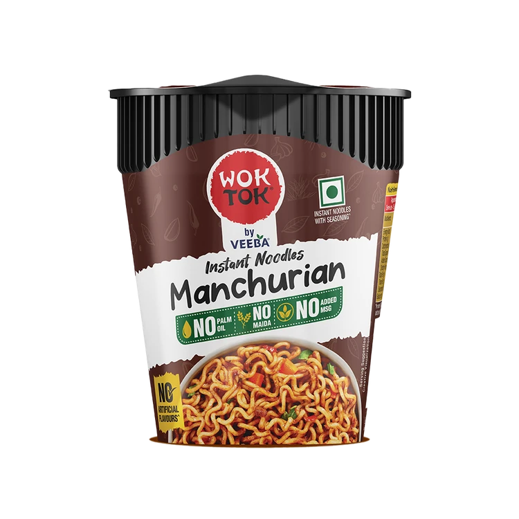 Wok Tok by Veeba Manchurian Cup Noodles (No Maida & Palm Oil)