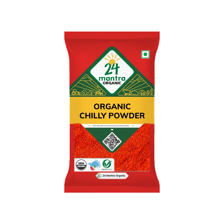 24 Mantra Organic Red Chilli Powder