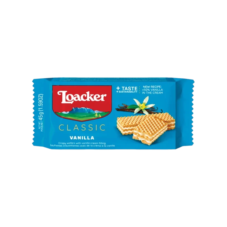 Loacker Vanilla Classic Wafers