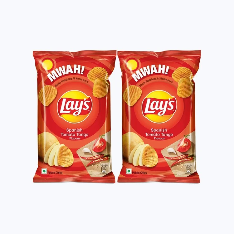 Lay's Spanish Tomato Tango Flavor Potato Chips - Pack of 2