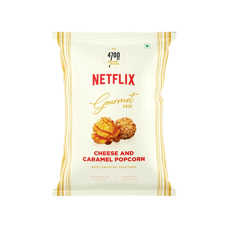 4700BC Netflix Cheese & Caramel Popcorn, Gourmet