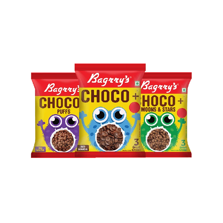 Bagrry's Yummy Chocolaty Chocos (No Maida)