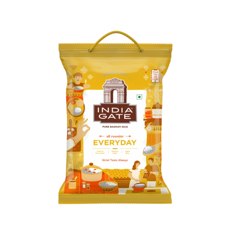 India Gate Everyday Pure Basmati Rice (Medium Grain) (Basmati Akki)