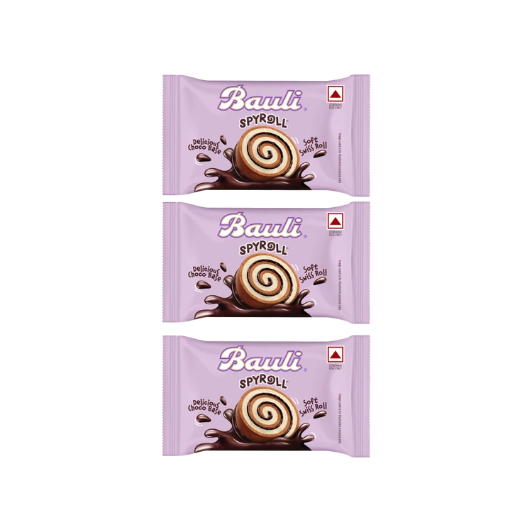 Bauli Spyroll Soft Swiss Roll - Pack of 3