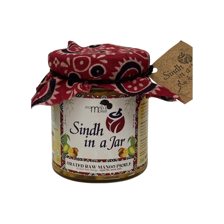 Momma Makes Sindh in a Jar Grated Raw Mango Pickle