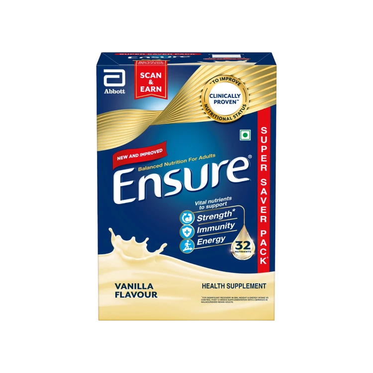 Ensure Vanilla Drink Mix (1 kg) - Pack of 2