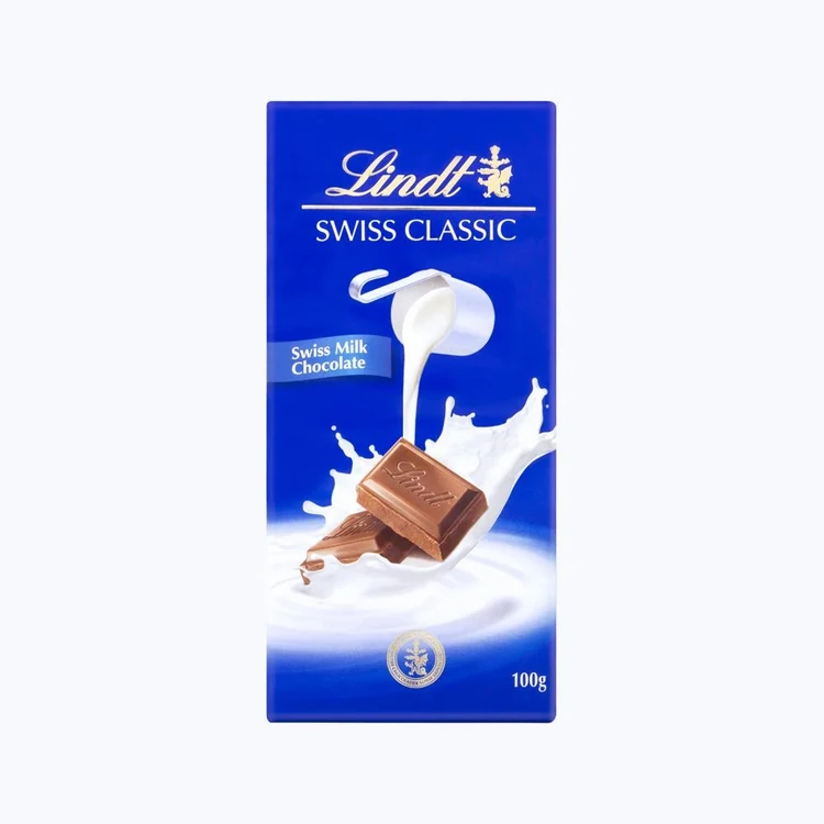 Lindt Swiss Classic Milk Chocolate Bar