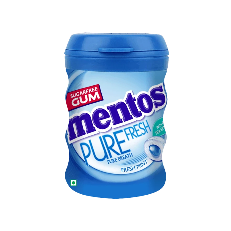 Mentos Pure Fresh Mint Chewing Gum (Sugar Free)