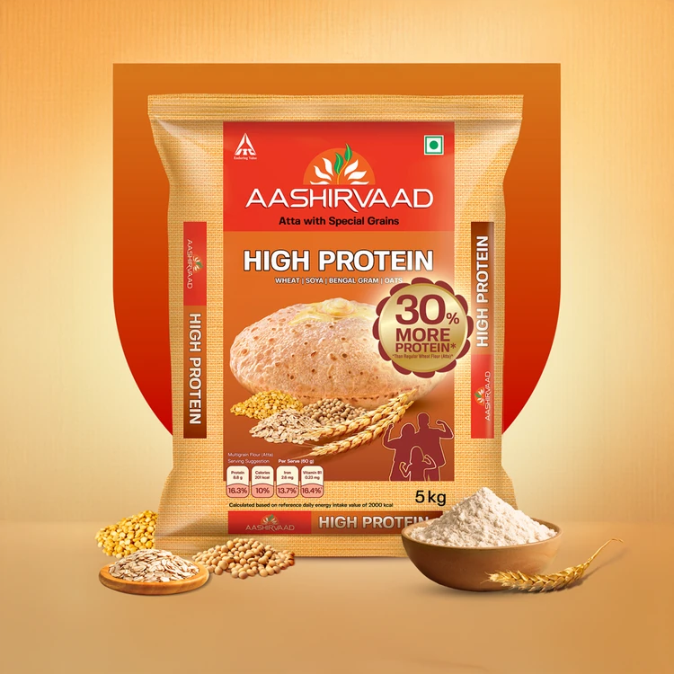 Aashirvaad Atta with High Protein