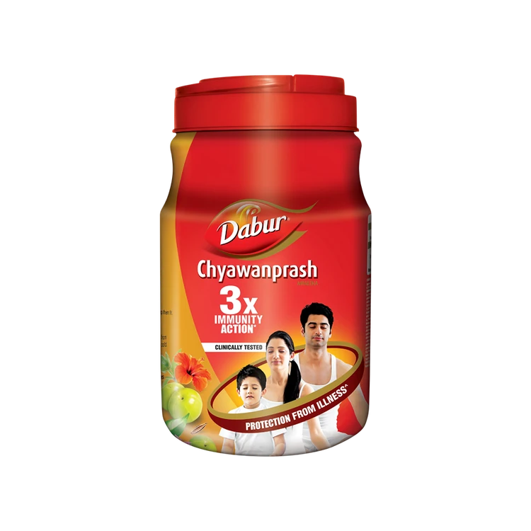 Dabur Chyawanprash Awaleha (2 kg) - 3x Immunity Action with 40+ Ayurvedic Herbs