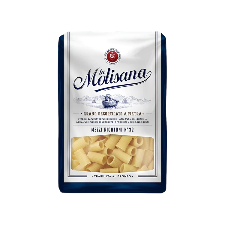 La Molisana Mezzi Rigatoni Pasta N 32