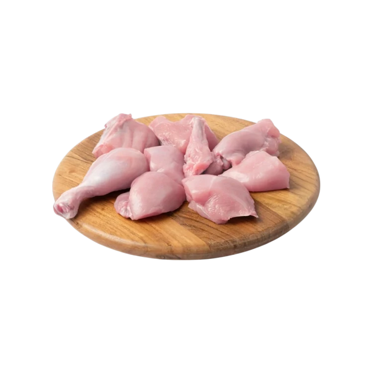 Meatigo By Prasuma Antibiotic-Free Chicken Curry Cut (Frozen)