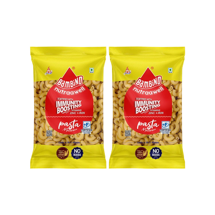 Bambino Pep Elbows Macaroni - Pack of 2