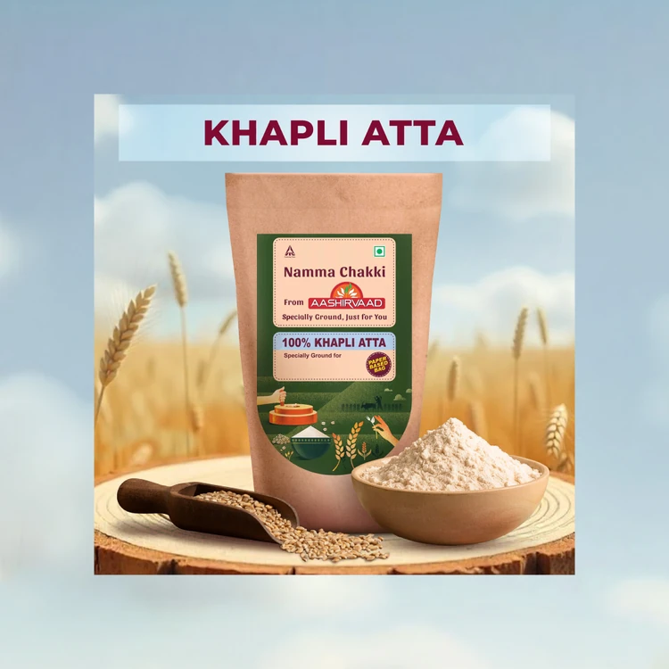 Aashirvaad Namma Chakki 100% Khapli Atta (Godihittu)
