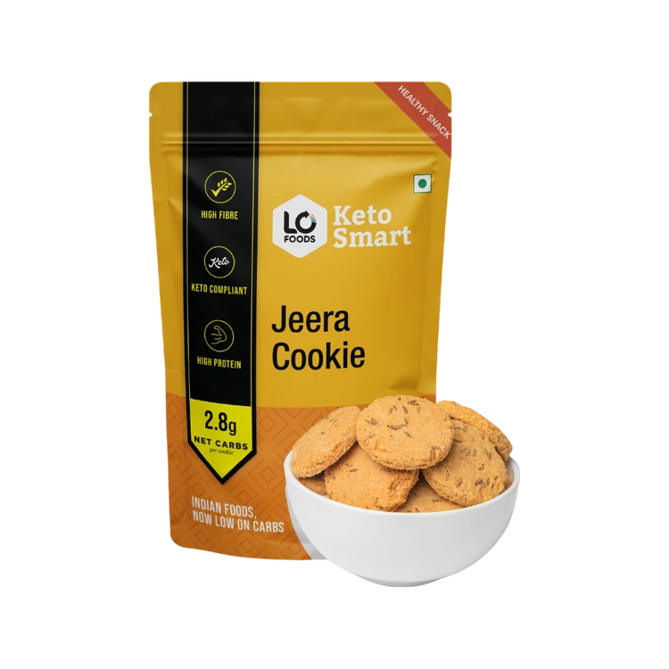 Lo! Foods Keto Jeera Biscuit (Sugar Free)