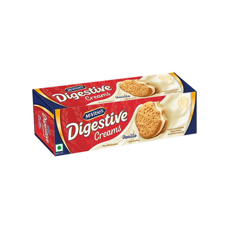 McVitie's Digestive Creams Sandwich Biscuit (Vanilla)