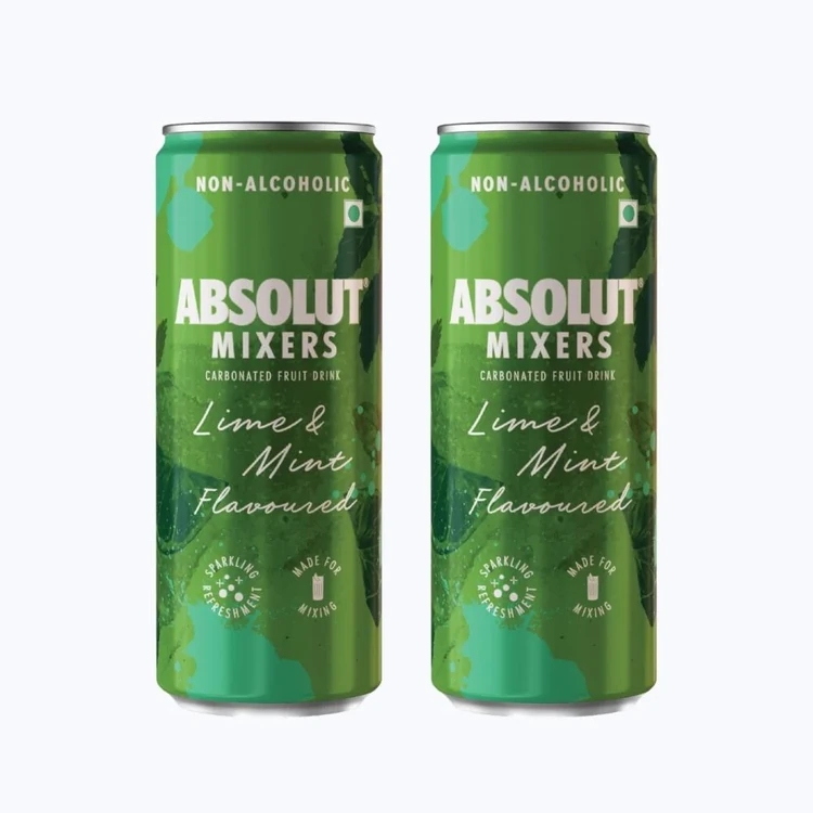 Absolut Mixers (Lime & Mint Flavoured)