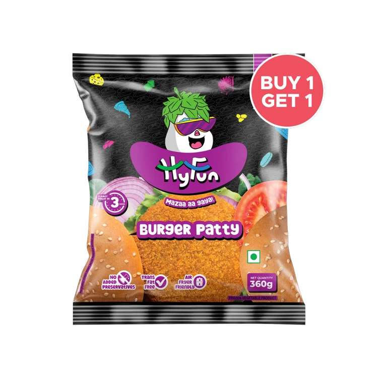 HyFun Veg Burger Patty - Buy 1 Get 1 Free