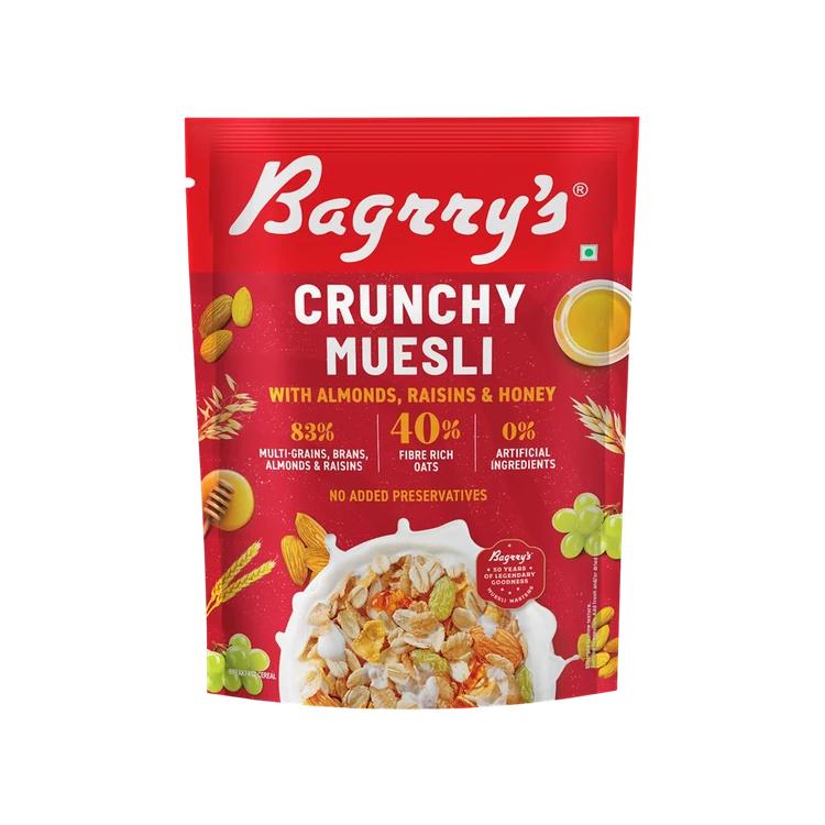 Bagrry's Crunchy Muesli with Almonds, Raisins & Honey